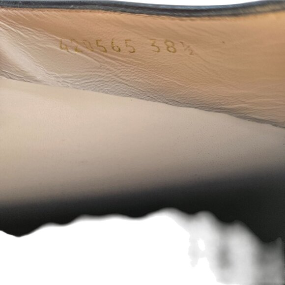 Gucci Leather Buckle Accent Ballerina Flats Size IT 38.5/US 8.5 - Picture 4 of 12